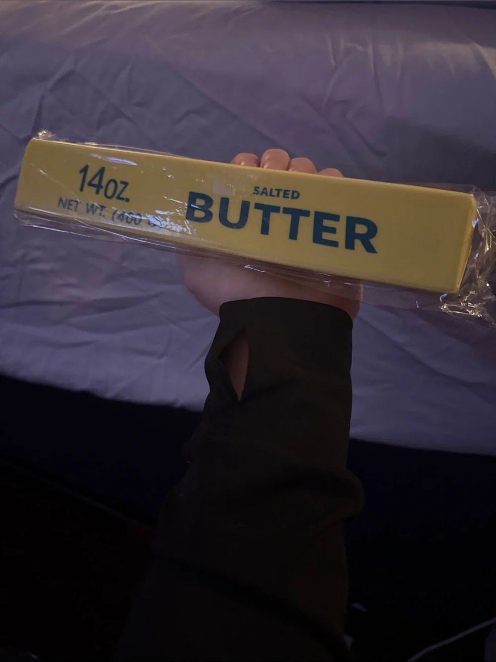 Extra Large Yellow Butter Squishy and Pink Mini Butter Squish